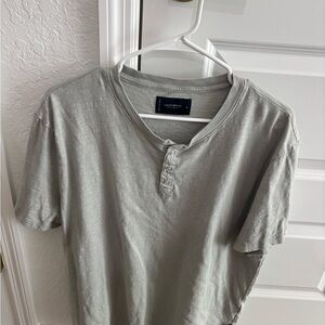 Lucky Brand Men's Light Green Henley Shirt